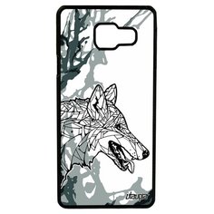 Чехол на смартфон Galaxy A3 2016, "Волк" Wolf Злой Utaupia