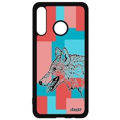 Чехол на смартфон Huawei P30 Lite, "Волк" Хаски Древний Utaupia