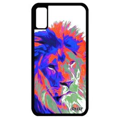 Чехол на смартфон iPhone XS, "Лев" Африка Зверь Utaupia