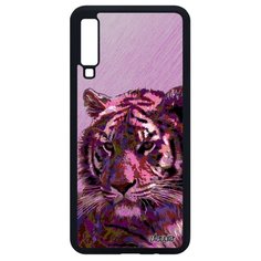 Чехол на смартфон Samsung Galaxy A7 2018, "Царь тигр" Тасманский Бенгальский Utaupia