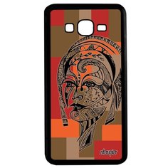 Чехол на смартфон Samsung Galaxy Grand Prime, "Портрет женщины" Девушка Лицо Utaupia