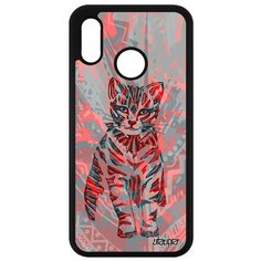 Чехол на смартфон P20 Lite, "Кот" Дикий Cat Utaupia
