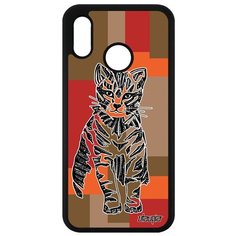 Чехол на смартфон Huawei P20 Lite, "Кот" Дикий Cat Utaupia