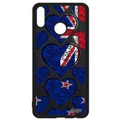 Чехол на смартфон Honor 8X, "Флаг Новой Зеландии с сердцем" Туризм Государственный Utaupia