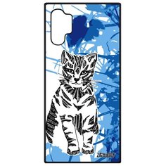 Чехол на смартфон Samsung Galaxy Note 10 Plus, "Кот" Пушистый Бенгальский Utaupia