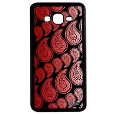 Чехол на смартфон Samsung Galaxy Grand Prime уникальный дизайн Кружевной узор Плетение Цветы Utaupia