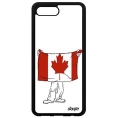 Чехол на смартфон Honor 10, "Флаг Канады с руками" Патриот Страна Utaupia