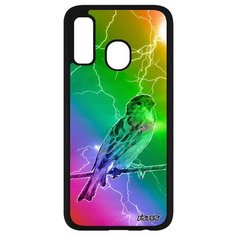 Чехол на смартфон Galaxy A40, "Воробей" Воробьишка Птенец Utaupia