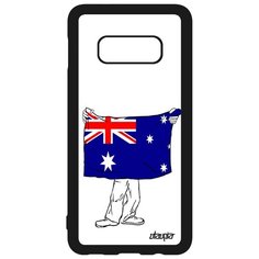 Чехол на смартфон Galaxy S10e, "Флаг Австралии с руками" Государственный Страна Utaupia