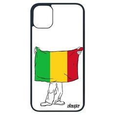 Чехол на смартфон iPhone 11 pro, "Флаг Мали с руками" Туризм Патриот Utaupia