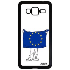 Чехол на смартфон Samsung Galaxy J3 2016, "Флаг Европы с руками" Путешествие Патриот Utaupia