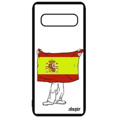 Чехол на смартфон Samsung Galaxy S10, "Флаг Испании с руками" Государственный Путешествие Utaupia