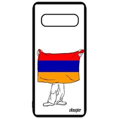 Чехол на смартфон Samsung Galaxy S10, "Флаг Армении с руками" Туризм Путешествие Utaupia