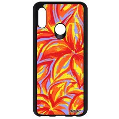 Чехол на смартфон Huawei P Smart 2019 уникальный дизайн Цветочный узор Лепестки Рисунок Utaupia