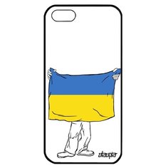 Чехол на смартфон Apple iPhone 5 5S SE, "Флаг Украины с руками" Путешествие Патриот Utaupia