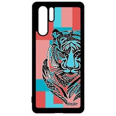 Чехол на смартфон Huawei P30 Pro, "Тигр" Тайга Африка Utaupia