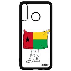 Чехол на смартфон P30 Lite, "Флаг Гвинеи Бисау с руками" Путешествие Государственный Utaupia