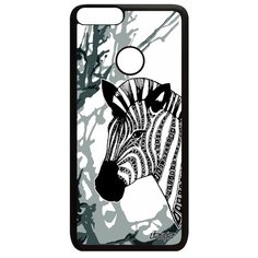 Чехол на смартфон Huawei P Smart 2018, "Зебра" Zebra Horse Utaupia