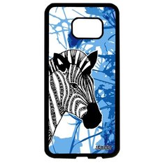 Чехол на смартфон Galaxy S7 Edge, "Зебра" Zebra Лошадь Utaupia