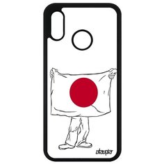 Чехол на смартфон P20 Lite, "Флаг Японии с руками" Государственный Патриот Utaupia