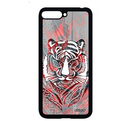 Чехол на смартфон Huawei Y6 2018, "Тигр" Джунгли Хищник Utaupia