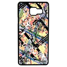 Чехол на смартфон Самсунг Галакси A3 2016 оригинальный дизайн Тартан плитка Орнамент Текстура Utaupia