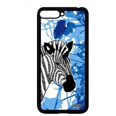 Чехол на смартфон Y6 2018, "Зебра" Zebra Саванна Utaupia