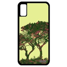 Чехол на смартфон iPhone X, "Гренадил" Дерево Флора Utaupia
