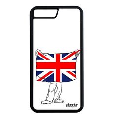 Чехол на смартфон Apple iPhone 8 Plus, "Флаг английский с руками" Государственный Страна Utaupia