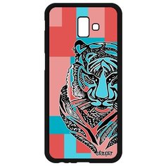 Чехол на смартфон Samsung Galaxy J6 Plus 2018, "Тигр" Джунгли Тайга Utaupia