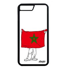 Чехол на смартфон iPhone 8 Plus, "Флаг Марокко с руками" Патриот Страна Utaupia