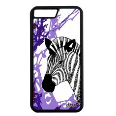 Чехол на смартфон iPhone 8 Plus, "Зебра" Полосатая Лошадь Utaupia