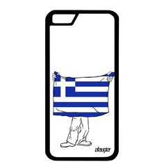 Чехол на смартфон Apple iPhone 6 6S, "Флаг Греции с руками" Патриот Государственный Utaupia