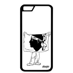 Чехол на смартфон Apple iPhone 6 6S, "Флаг Корсики с руками" Туризм Государственный Utaupia