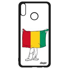 Чехол на смартфон Honor 8X, "Флаг Гвинеи с руками" Патриот Страна Utaupia