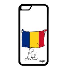 Чехол на смартфон Apple iPhone 6 6S, "Флаг Румынии с руками" Туризм Страна Utaupia