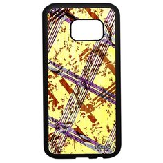 Чехол на смартфон Samsung Galaxy S7 уникальный дизайн Тартан плитка Диагональ Геометрический Utaupia