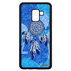 Чехол на смартфон Galaxy A8 2018, "Ловец снов" Индейский Талисман Utaupia