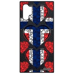 Чехол на смартфон Galaxy Note 10 Plus, "Флаг Норвегии с сердцем" Любовь Государственный Utaupia