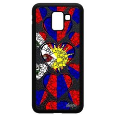 Чехол на смартфон Galaxy J6 2018, "Флаг Тибета с сердцем" Путешествие Государственный Utaupia
