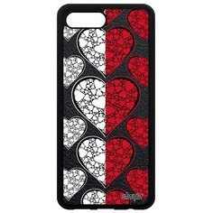 Чехол на смартфон Honor 10, "Флаг Монако с сердцем" Страна Государственный Utaupia