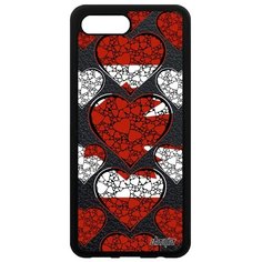 Чехол на смартфон Honor 10, "Флаг Канады с сердцем" Любовь Патриот Utaupia