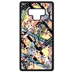 Чехол на смартфон Самсунг Галакси Нот 9 оригинальный дизайн Тартан плитка Клетка Полосы Utaupia