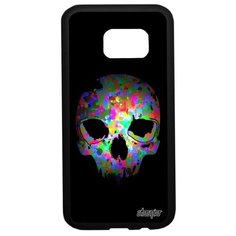 Чехол на смартфон Самсунг Галакси S7 оригинальный дизайн Череп Кость Death Utaupia