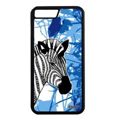 Чехол на смартфон iPhone 8 Plus, "Зебра" Полосатая Саванна Utaupia