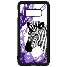 Чехол на смартфон Samsung Galaxy S10e, "Зебра" Лошадь Zebra Utaupia