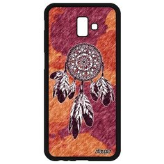 Чехол на смартфон Galaxy J6 Plus 2018, "Ловец снов" Талисман Индейский Utaupia