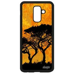 Чехол на смартфон Galaxy A6 Plus 2018, "Гренадил" Дерево Природа Utaupia