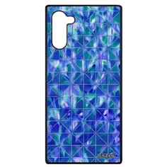 Чехол на смартфон Samsung Galaxy Note 10, "Плиточный мотив" Квадрат Треугольник Utaupia