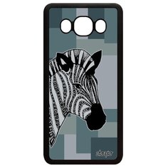 Чехол на смартфон Galaxy J5 2016, "Зебра" Полосатая Horse Utaupia
